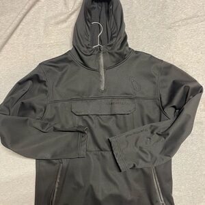 Cleared Hot Co - Black Quarter-Zip Fleece lined Anorak